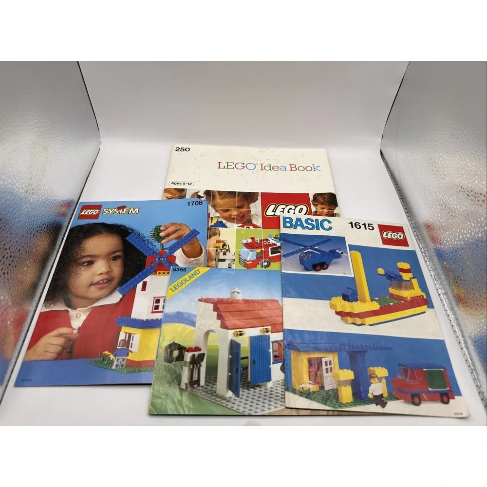 Vintage LEGO Idea Book 250 with 100% COMPLETE Sticker Sheet 1987‎ & Books 1615